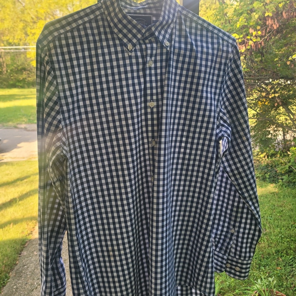 Charles Tyrwhitt Men's Slim Fit Dress Shirt Size Medium